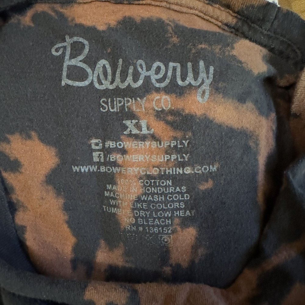 Brown and Black Tye Dye T-shirt - Picture 2 of 5